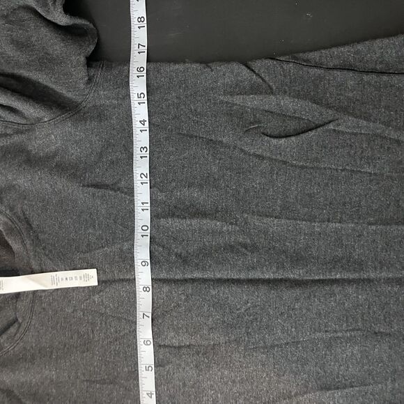 Lululemon Shirt Womens 2 Dark Gray Long Sleeve Crewneck Modal Athletic Yoga - Picture 5 of 6